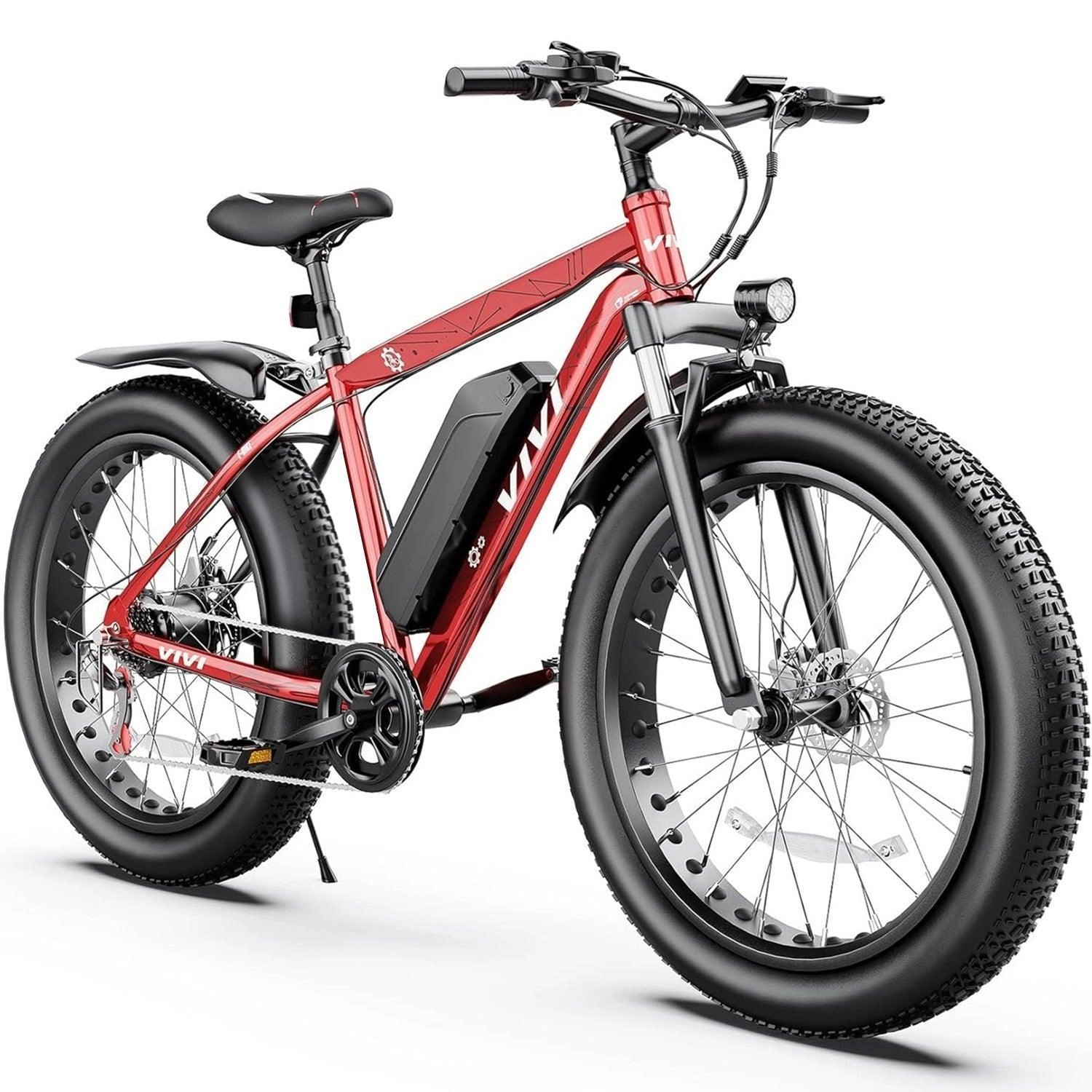 VIVI F26FUL Electric Bike Long Range Fat Tire Electric Bike UL2849 Certified