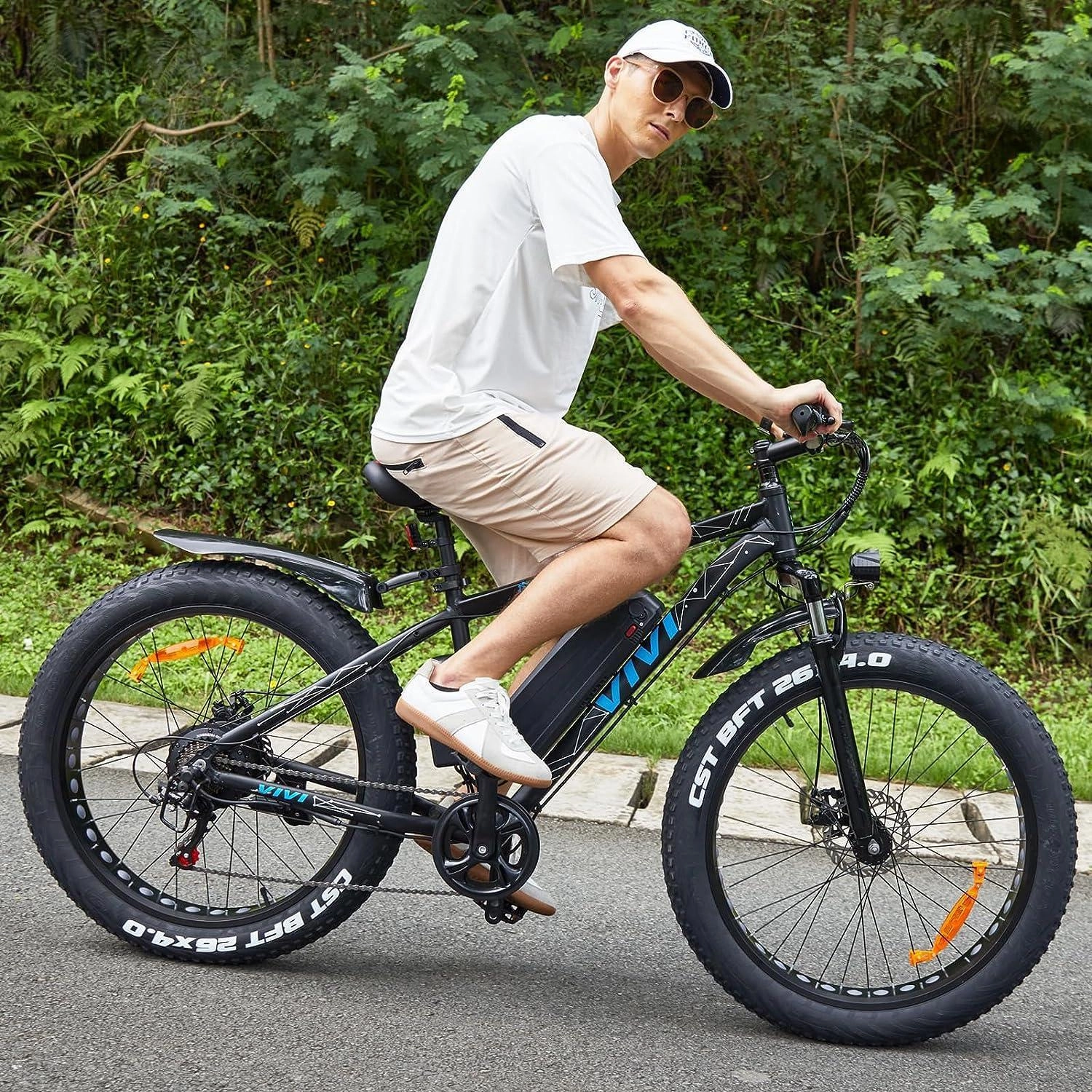 VIVI F26FUL Electric Bike Long Range Fat Tire Electric Bike UL2849 Certified
