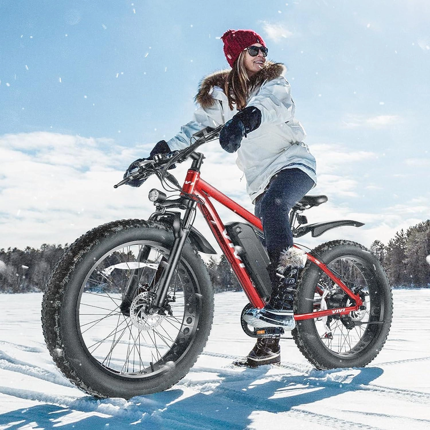 VIVI F26FUL Electric Bike Long Range Fat Tire Electric Bike UL2849 Certified