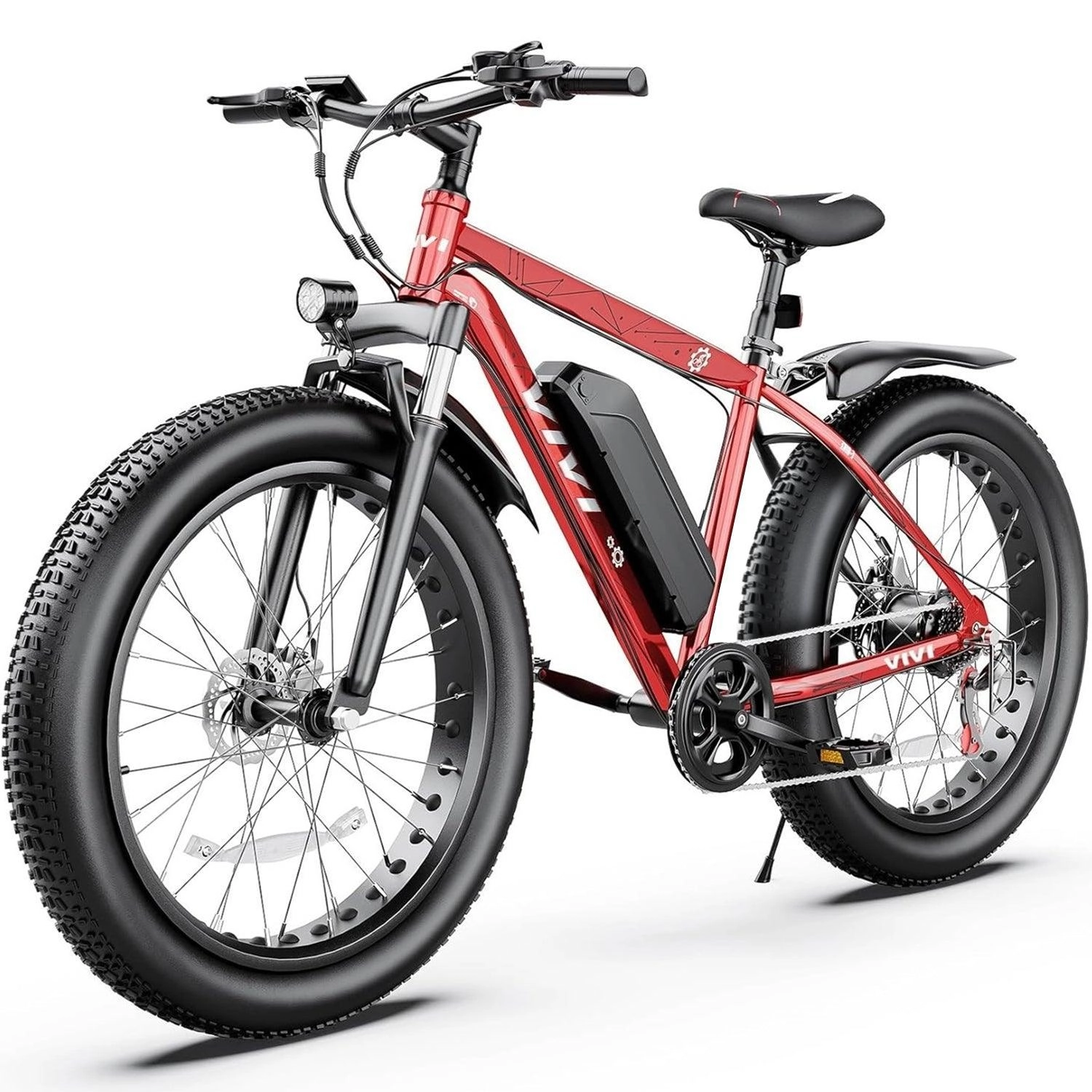 VIVI F26FUL Electric Bike Long Range Fat Tire Electric Bike UL2849 Certified