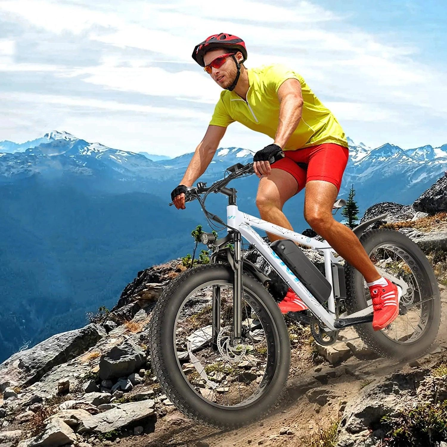 VIVI F26FUL Electric Bike Long Range Fat Tire Electric Bike UL2849 Certified