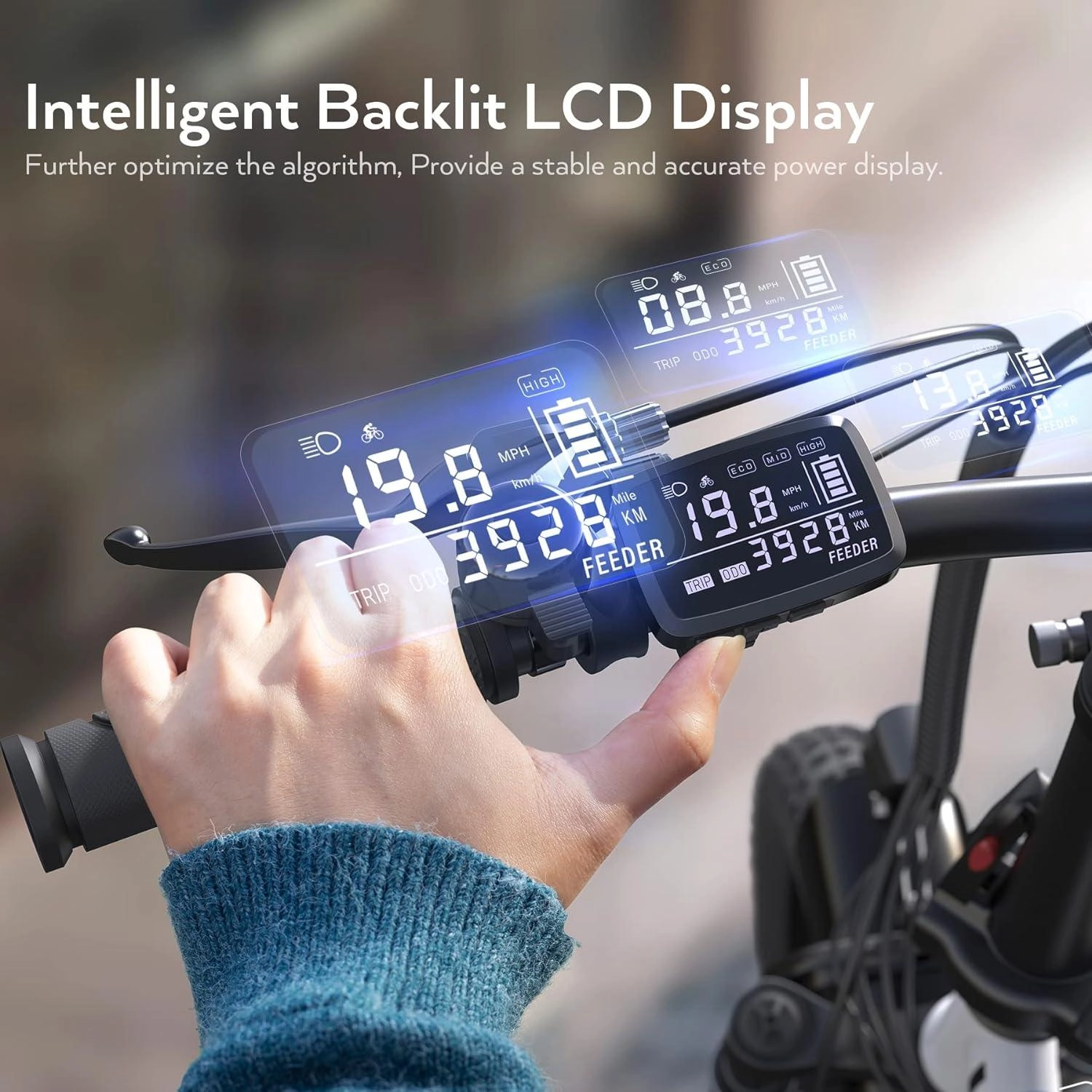 VIVI Gopina Electric Bike 3.0" Fat Tire Folding Electric Bike UL2849 Certified