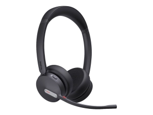 Yealink BH70 Dual - Headset - on-ear - Bluetooth - wireless - USB-C via Bluetooth adapter - black - Optimized for UC YEA-BH70-DUAL-UC-USB-C