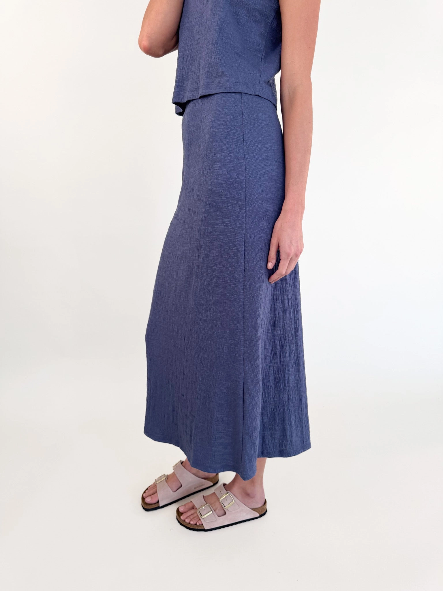 [Z SUPPLY] Delavine Textured Midi Skirt