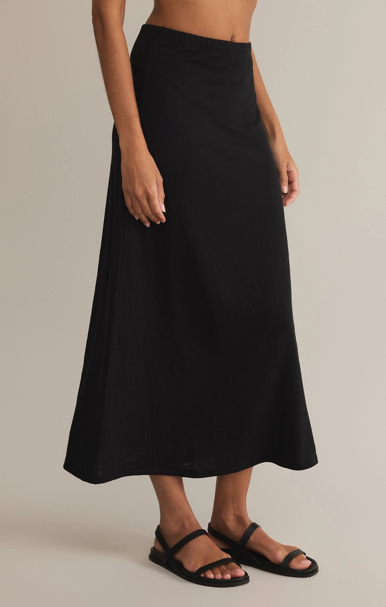 [Z SUPPLY] Delavine Textured Midi Skirt