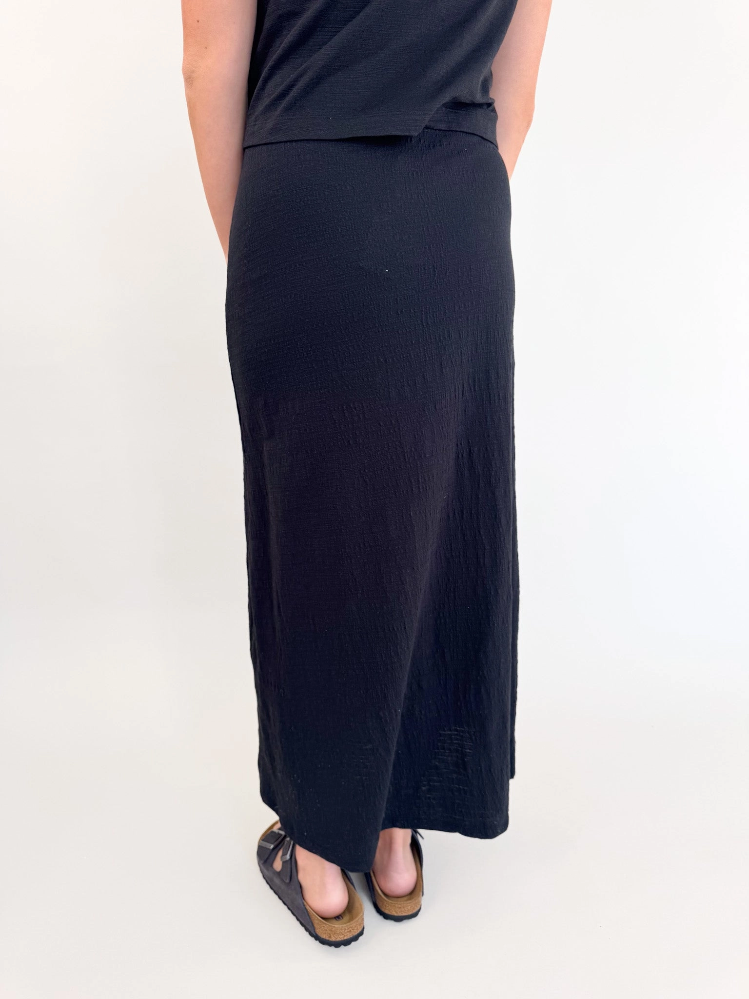 [Z SUPPLY] Delavine Textured Midi Skirt
