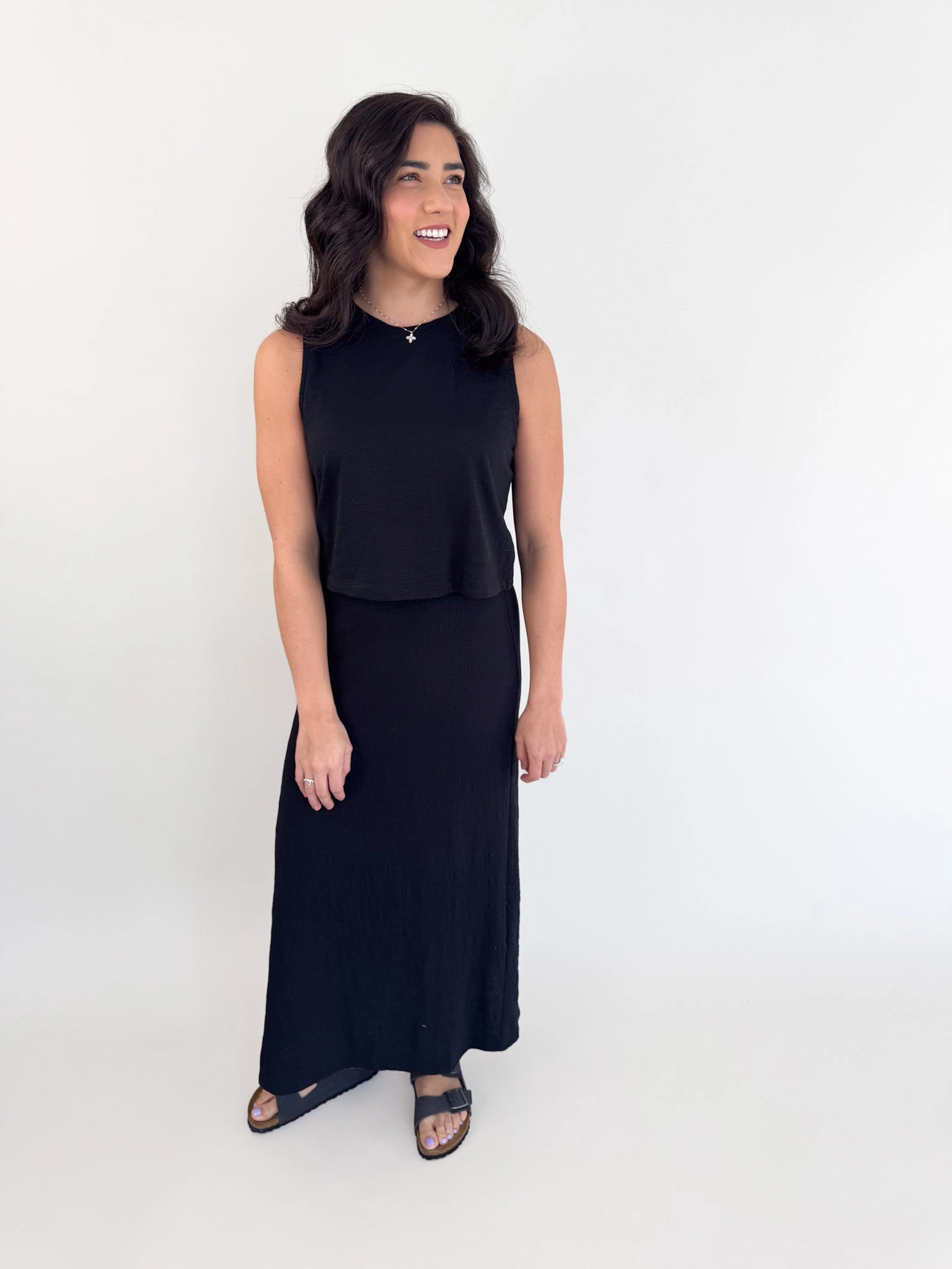 [Z SUPPLY] Delavine Textured Midi Skirt